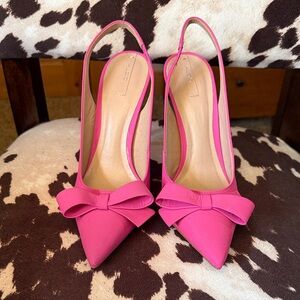 ALDO Fuchsia Bow Heels